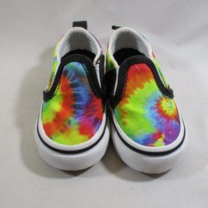 Vans Tie-Dye Slip On Sneakers Toddler 4